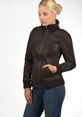 DESIRES Fame Lederjacke Tabacco - 3