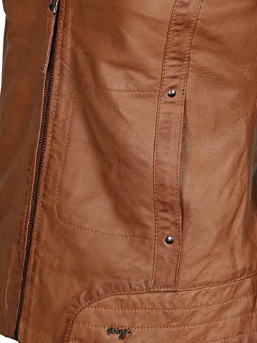 MAZE Lederjacke Damen Ryana  cognac - 5