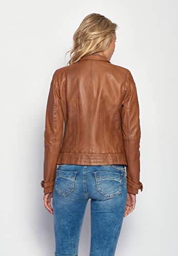 MAZE Lederjacke Damen Ryana  cognac - 7