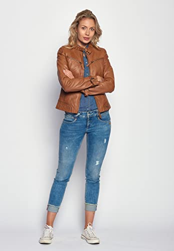MAZE Lederjacke Damen Ryana  cognac - 8