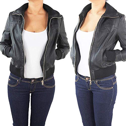 Damen Kunstlederjacke Biker - 3