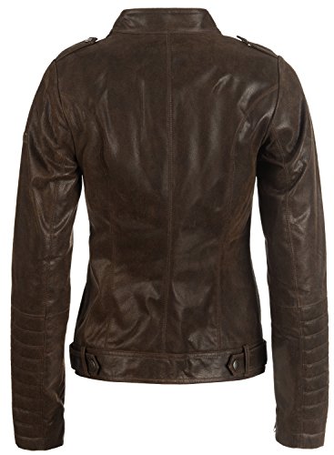 DESIRES Zalla Lederjacke Tabacco - 3