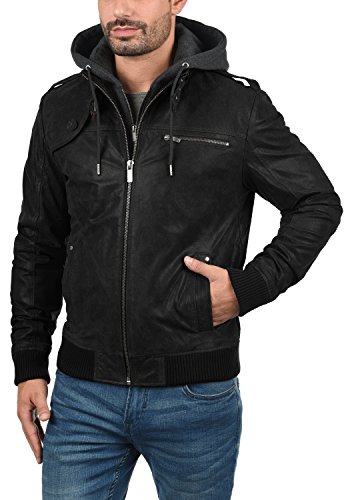 SOLID Ash Lederjacke, Farbe:Black - 2