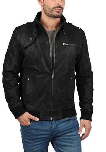 SOLID Ash Lederjacke, Farbe:Black - 3