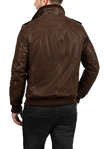 SOLID Cash Lederjacke, Mocca - 2