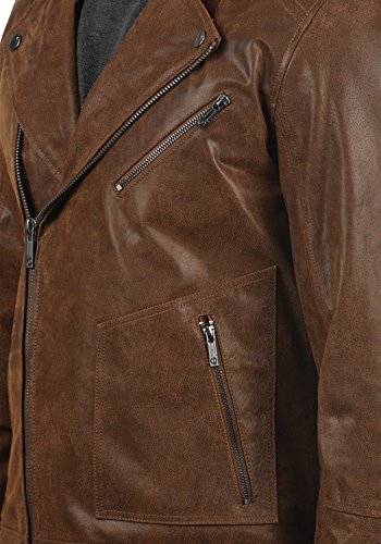 SOLID Mash Lederjacke, Cognac (5048) - 5