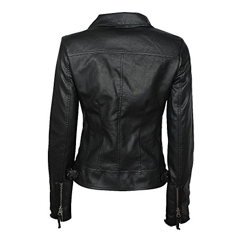 Fritzi aus Preußen Damen Jacke Virginia, Schwarz (Black Wash 007), 40 (Herstellergröße: L) - 2