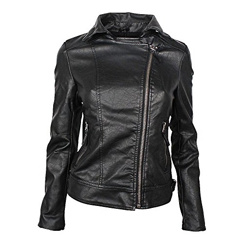 Fritzi aus Preußen Damen Jacke Virginia, Schwarz (Black Wash 007), 40 (Herstellergröße: L) - 3