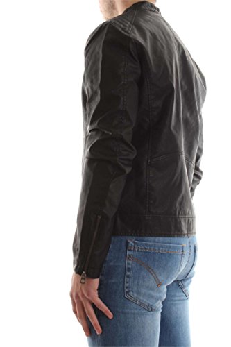 JACK & JONES Herren Jacke Jorblack ON Black Biker, Schwarz (Black), Large (Herstellergröße: L) - 4