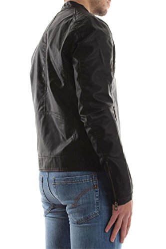 JACK & JONES Herren Jacke Jorblack ON Black Biker, Schwarz (Black), Large (Herstellergröße: L) - 7