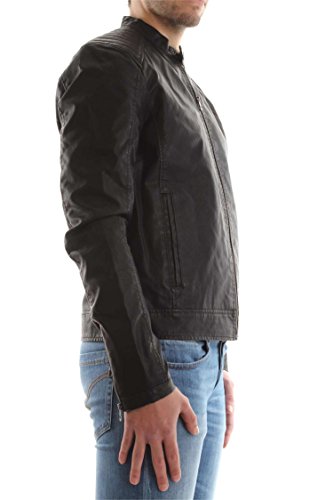 JACK & JONES Herren Jacke Jorblack ON Black Biker, Schwarz (Black), Large (Herstellergröße: L) - 8