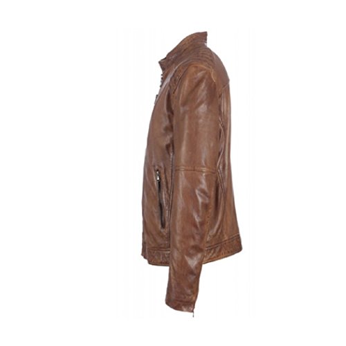 Oakwood Lederjacke Agency Farbe Tobacco (XXL) - 4