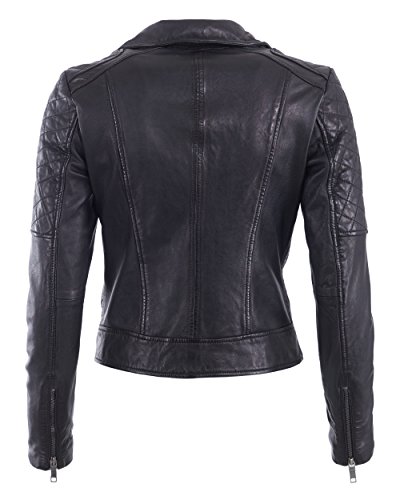 Maze Damen Lammleder Jacke , Schwarz - 2