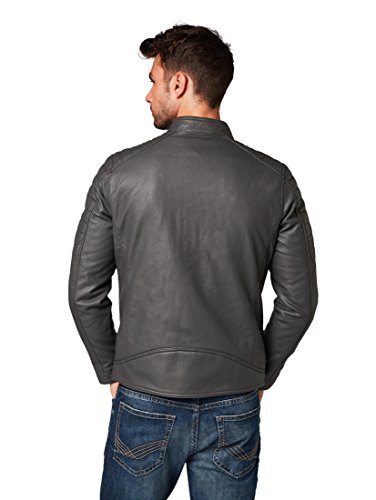 TOM TAILOR Bikerjacke aus Lederimitat Iron drak Grey - 2