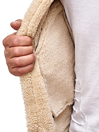 Red Bridge Herren Winterjacke Kunstleder gefütterter Vintage Jacke - 9