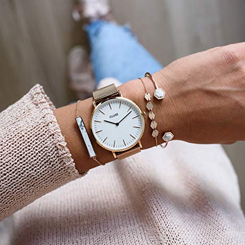 Cluse Damen Armbanduhr Analog Quarz Edelstahl CL18112 - 2