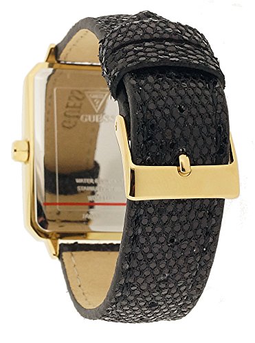 Guess Unisex Erwachsene Datum klassisch Quarz Uhr mit Leder Armband W0841L1 - 2