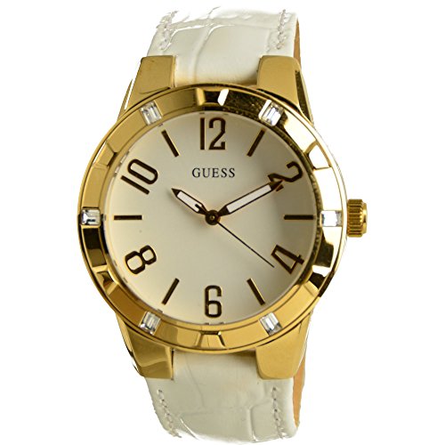 Guess Damen Analog Quarz Uhr mit Leder Armband W0214L1 - 5