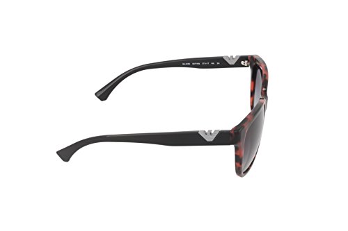 Emporio Armani Damen Sonnenbrille 0EA4038 52778G 57, Rot (Havanbordeaux/Grey) - 3