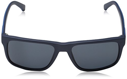 Emporio Armani Unisex Sonnenbrille EA4071, Blau (Matte Blue 550487), Large (Herstellergröße: 56) - 2