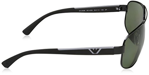 Emporio Armani Unisex Sonnenbrille EA2036, Schwarz (Black 30149A), X-Large (Herstellergröße: 64) - 3