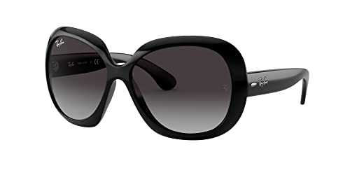 Ray Ban Unisex Sonnenbrille Jackie Ohh II, Gr. X-Large (Herstellergröße: 60), Schwarz (Gestell: Schwarz, Gläser: Grau Verlauf 601/8G) - 2