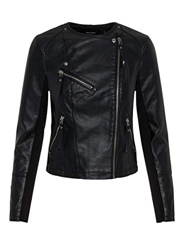 VERO MODA Female Jacke Kunstleder schwarz - 8