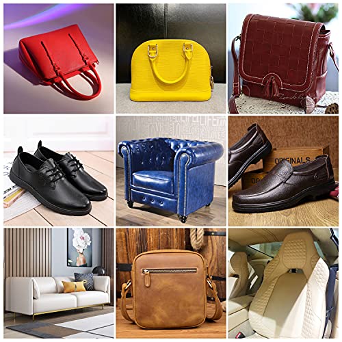 Leder Reparatur Set - Endhokn Leder Autositze, Sofas, Lederbekleidung, Ledertaschen, Gürtel, Reisetaschen Usw Kratzer, Löcher, Verschleiß Kunstleder Reparatur Set（12 Farben） - 6