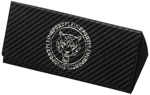 PHILIPP PLEIN SPORT Herren Vsp019 Sonnenbrille, Schwarz/Ochre Havanna, 56 - 5