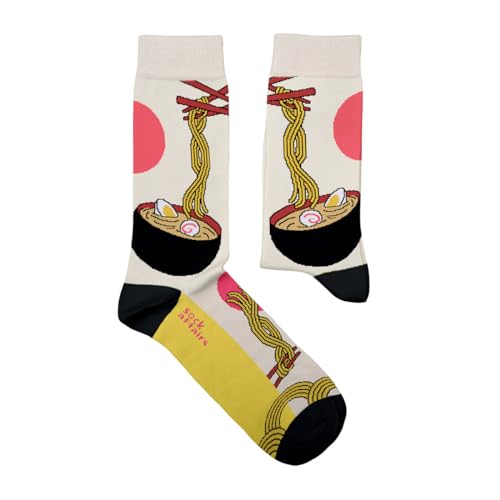 Sock Affairs Japanische-Socken-Kollektion - Great Wave of Kanagawa, Ramen, Sushi, Carps Swimming, Cancel My Subscription, Geschenke für Japan-Fans, Baumwollsocken, 2 Größen, 36-40 und 41-46 - 3