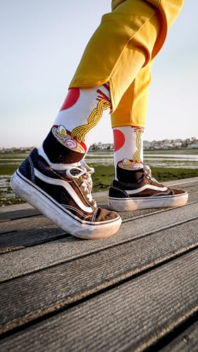 Sock Affairs Japanische-Socken-Kollektion - Great Wave of Kanagawa, Ramen, Sushi, Carps Swimming, Cancel My Subscription, Geschenke für Japan-Fans, Baumwollsocken, 2 Größen, 36-40 und 41-46 - 8