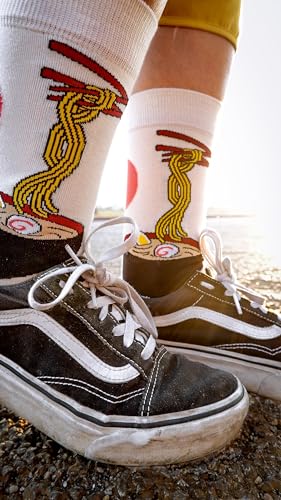 Sock Affairs Japanische-Socken-Kollektion - Great Wave of Kanagawa, Ramen, Sushi, Carps Swimming, Cancel My Subscription, Geschenke für Japan-Fans, Baumwollsocken, 2 Größen, 36-40 und 41-46 - 9
