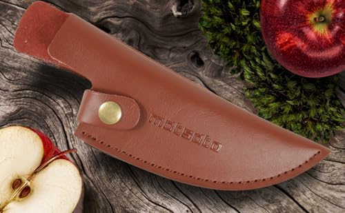 Matsato Kochmesser, Küchenmesser Set mit Premium Lederscheide - Perfekt zum Schneiden und Zerkleinern. Modernen Stil mit traditionellem Reiz - 3