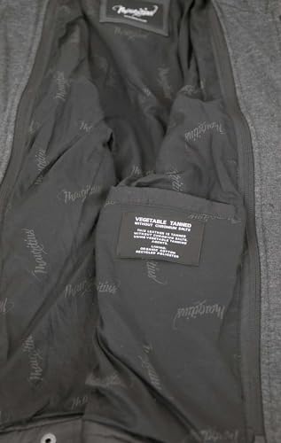 Gipsy - Damen Lederjacke Kapuze Lammnappa schwarz Natur gegerbt Größe XXL - 8