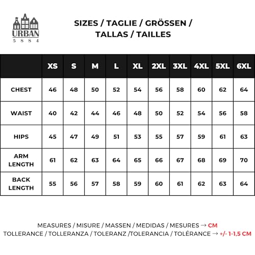 URBAN 5884 Motorradjacke Damen Mit Protektoren, Damenjacke aus Lammleder, Protektoren für Rücken, Schultern und Ellenbogen, Schwarz, M - 6