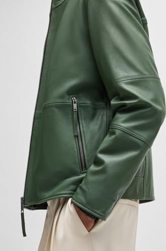 HUGO Lokis 3 10257422 Leather Jacket M - 4