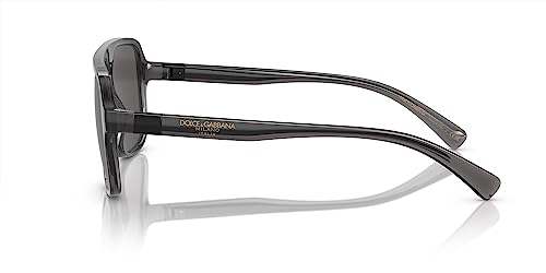Dolce & Gabbana Herren 0DG6134 Sonnenbrille, TRANSPARENT Grey/Black, 57 - 2