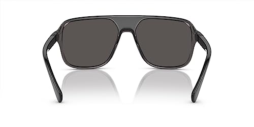 Dolce & Gabbana Herren 0DG6134 Sonnenbrille, TRANSPARENT Grey/Black, 57 - 3