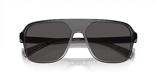 Dolce & Gabbana Herren 0DG6134 Sonnenbrille, TRANSPARENT Grey/Black, 57 - 5