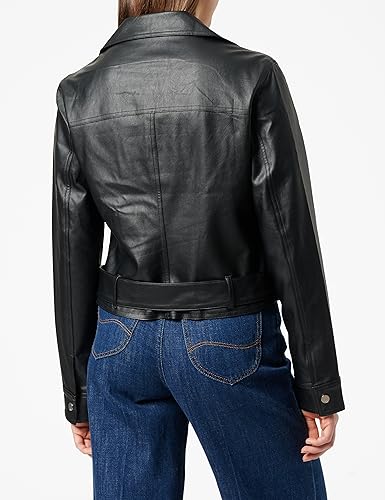 s.Oliver Q/S by Damen Jacke Fake Leather GREY/BLACK M - 3