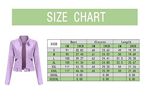 Lederjacke Damen Schwarz Biker - Damen-Jacken Softshell - Übergangsjacke Xxl Jacke Übergangsjacke Kurze Lederjacken Kunstleder Bomberjacke Casual Mit Reißverschluss Coat Bikerjacke - 3