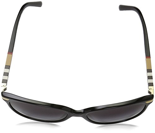 Burberry Unisex BE4216 Sonnenbrille, Schwarz (Gestell: schwarz, Gläser: grau-verlauf 30018G), Large (Herstellergröße: 57) - 4