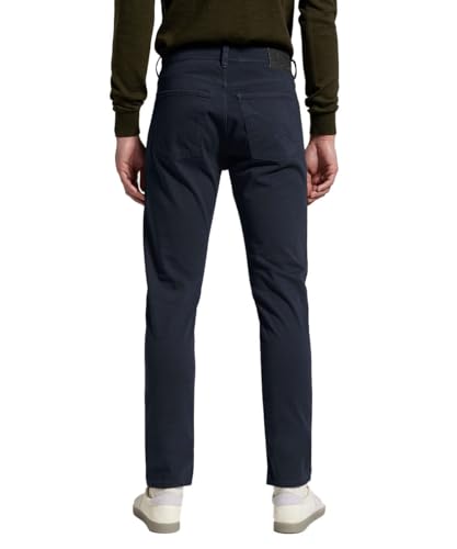 Baldessarini Herren 5-Pocket Hose Jack Regular Fit Baumwoll-Stretch Flachgewebe, dunkelblau - 2