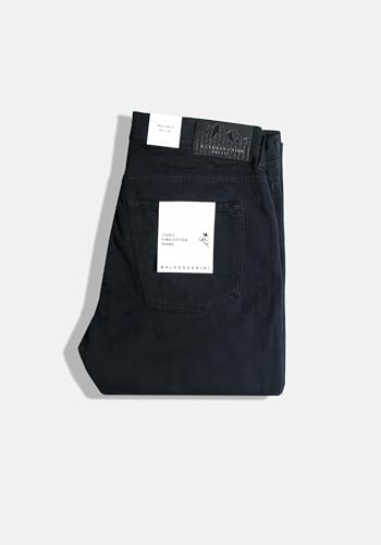 Baldessarini Herren 5-Pocket Hose Jack Regular Fit Baumwoll-Stretch Flachgewebe, dunkelblau - 6