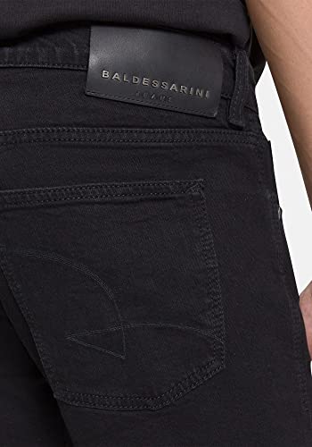 Baldessarini Herren Jeans John Slim Fit Stretch Denim Movimento, Black Denim - 5