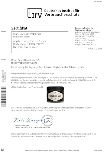 URBAN FOREST Lederpflege mit Bienenwachs & Avocado-Öl 250ml für Auto Sofa Couch Möbel Jacke Motorradbekleidung Handtaschen Ledercouch Schuhe Sattel für Pferde Lederfett - Premium Leder Balsam - 2