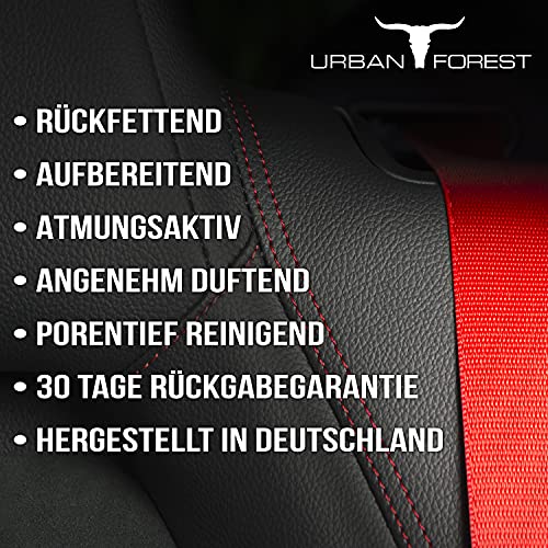 Lederseife 500ml Sattelseife Lederpflege für Profis | Intensiv Lederwaschmittel zur Lederreinigung | Auto Leder- & Polster-Reiniger | Waschkonzentrat mit biologischen Inhaltsstoffen | URBAN Forest® - 4