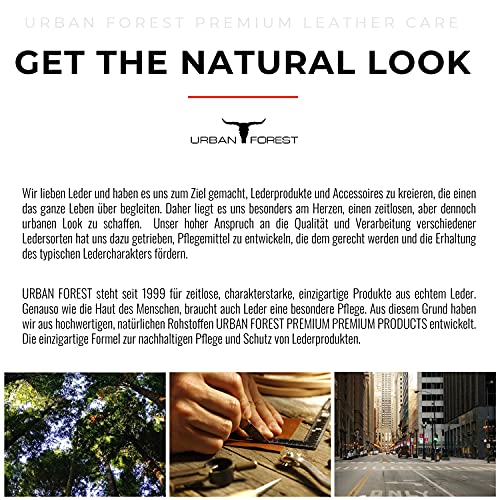 Lederseife 500ml Sattelseife Lederpflege für Profis | Intensiv Lederwaschmittel zur Lederreinigung | Auto Leder- & Polster-Reiniger | Waschkonzentrat mit biologischen Inhaltsstoffen | URBAN Forest® - 7