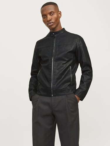 JACK & JONES Male Kunstlederjacke Kunstlederjacke - 3