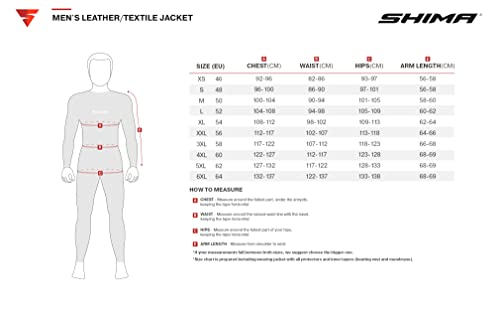 SHIMA WINCHESTER 2.0 Motorrad Jacke Herren Leder AIRFORCE Rückenprotektor Motorrad Lederjacke Herren mit Protektoren Vintage Retro (Schwarz, L) - 4